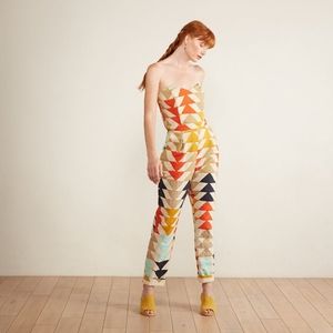 NWT Anthropologie THE ODELLS OLIVIA JUMPSUIT